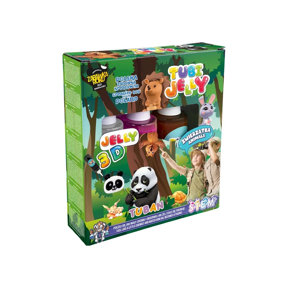 Tubi Jelly 3D Animals Activity Kit - 8+ years