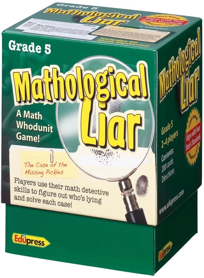 Edupress Mathological Liar Game - Grade 5