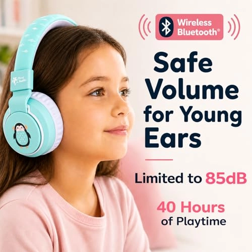 Cute Penguin Wireless Headphone