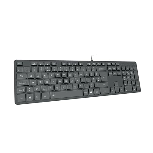 Slim USB Wired Keyboard - UK Wired