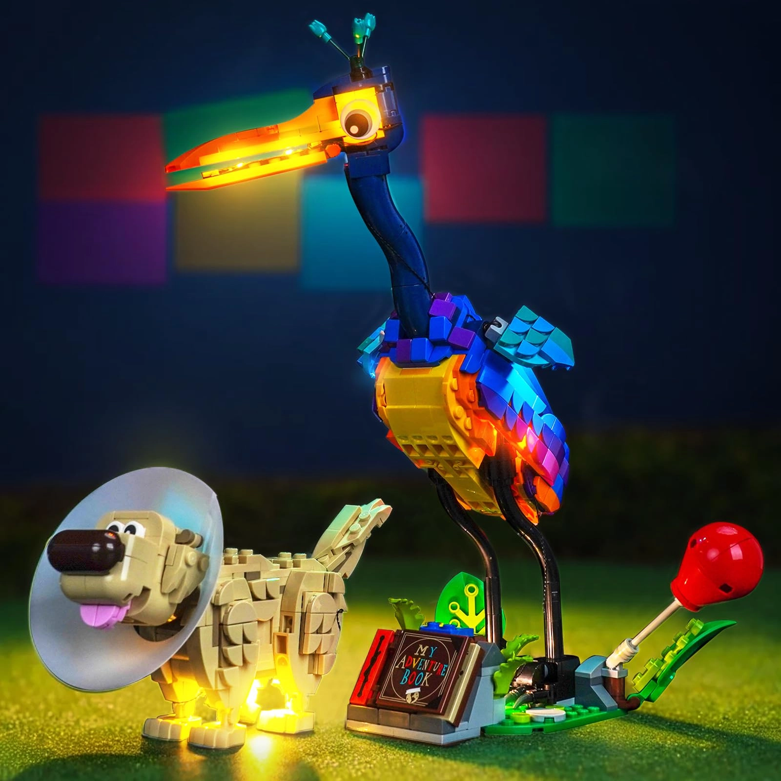 LocoLee Light Compatible with Lego 43290 Kevin & Dug