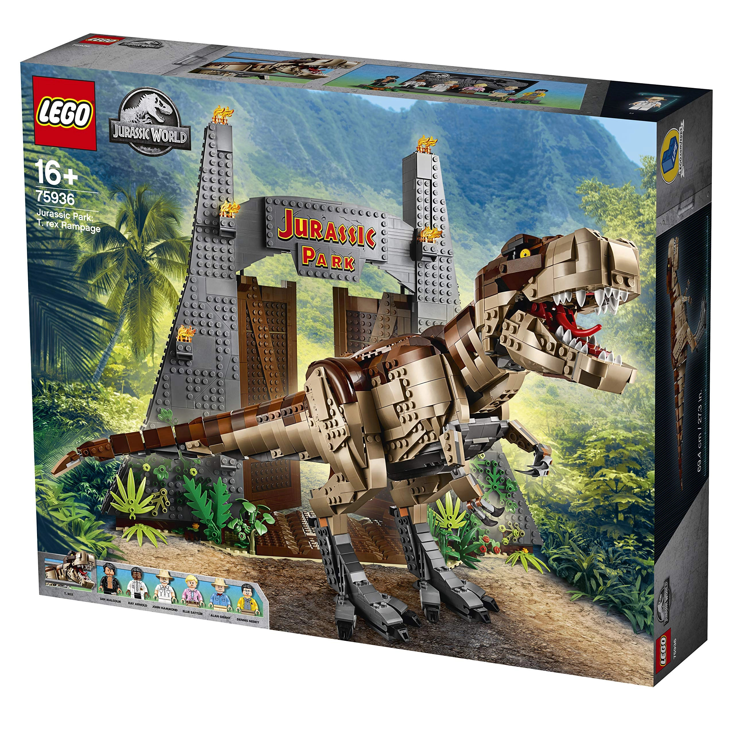 LEGO Jurassic Park T. rex Rampage 75936