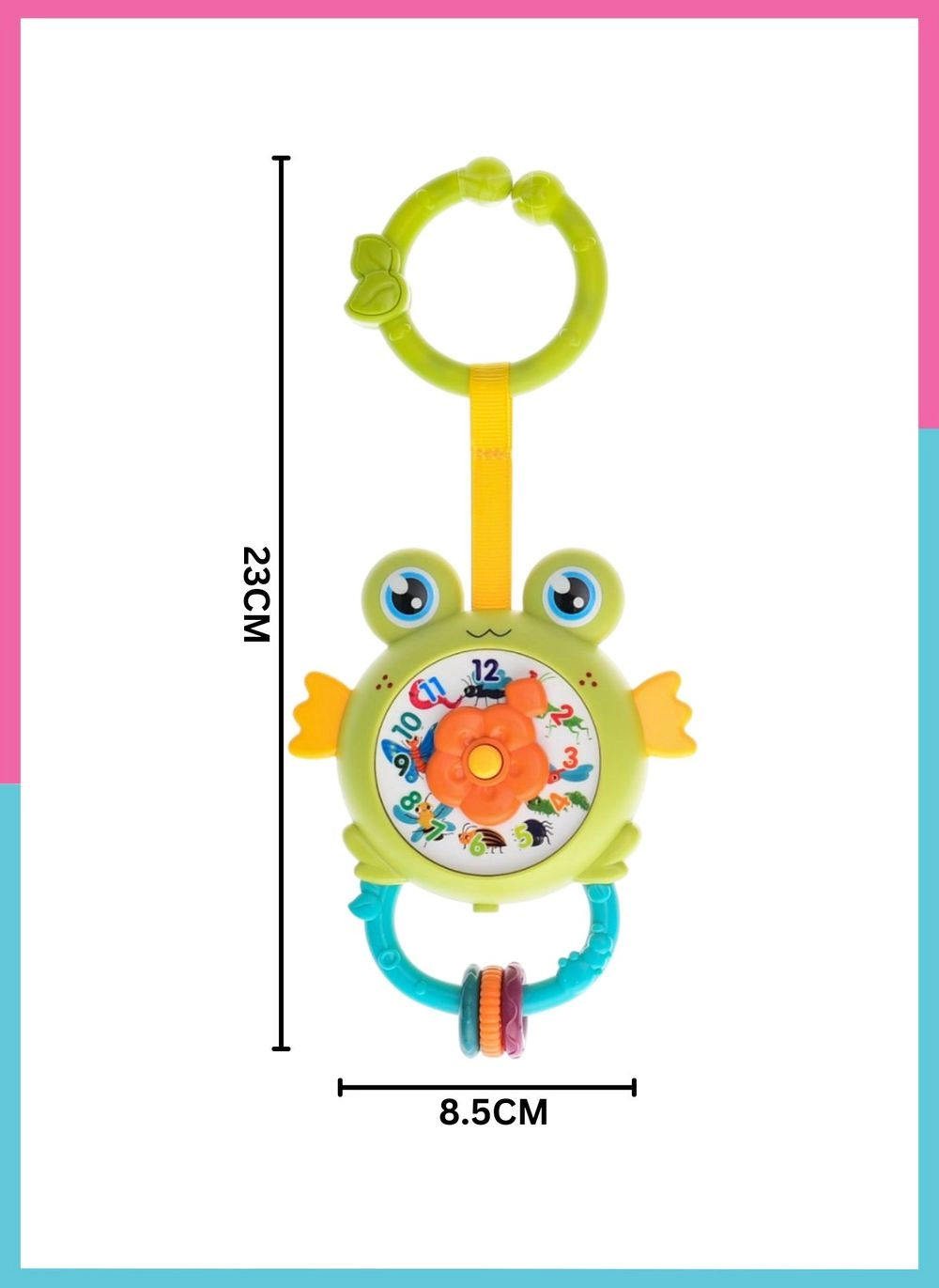 Baby Stroller Plush Hanging Mobile Rattle Toy - Suitable for 3 months and above