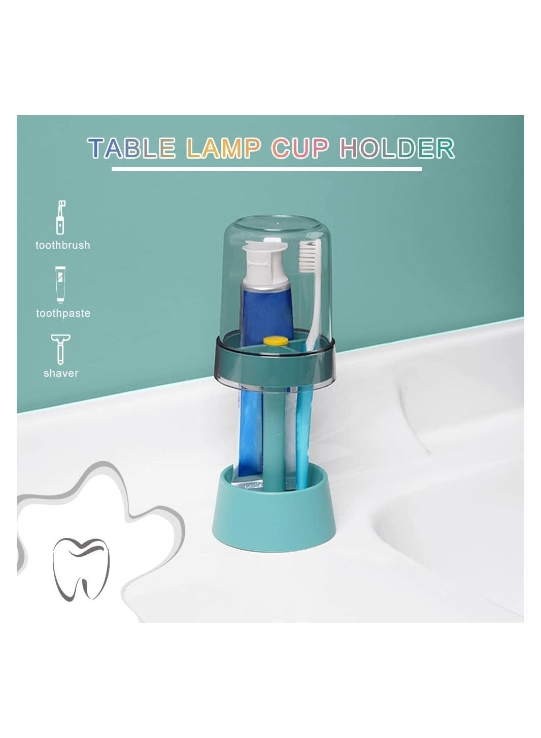 Toothbrush Toothpaste Holder - 3 Slots