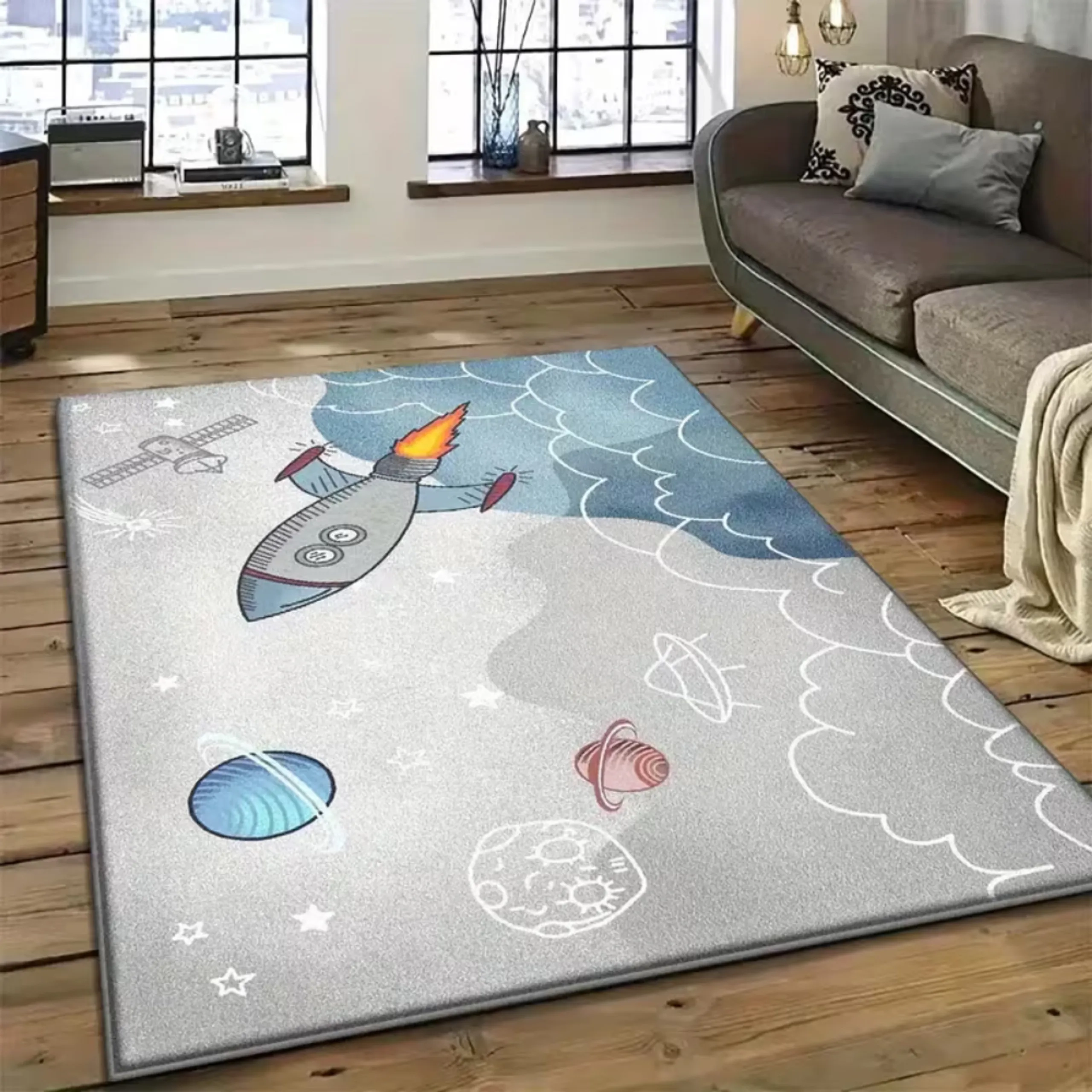 Space Cushion Play Mat - Suitable for 0 month and above