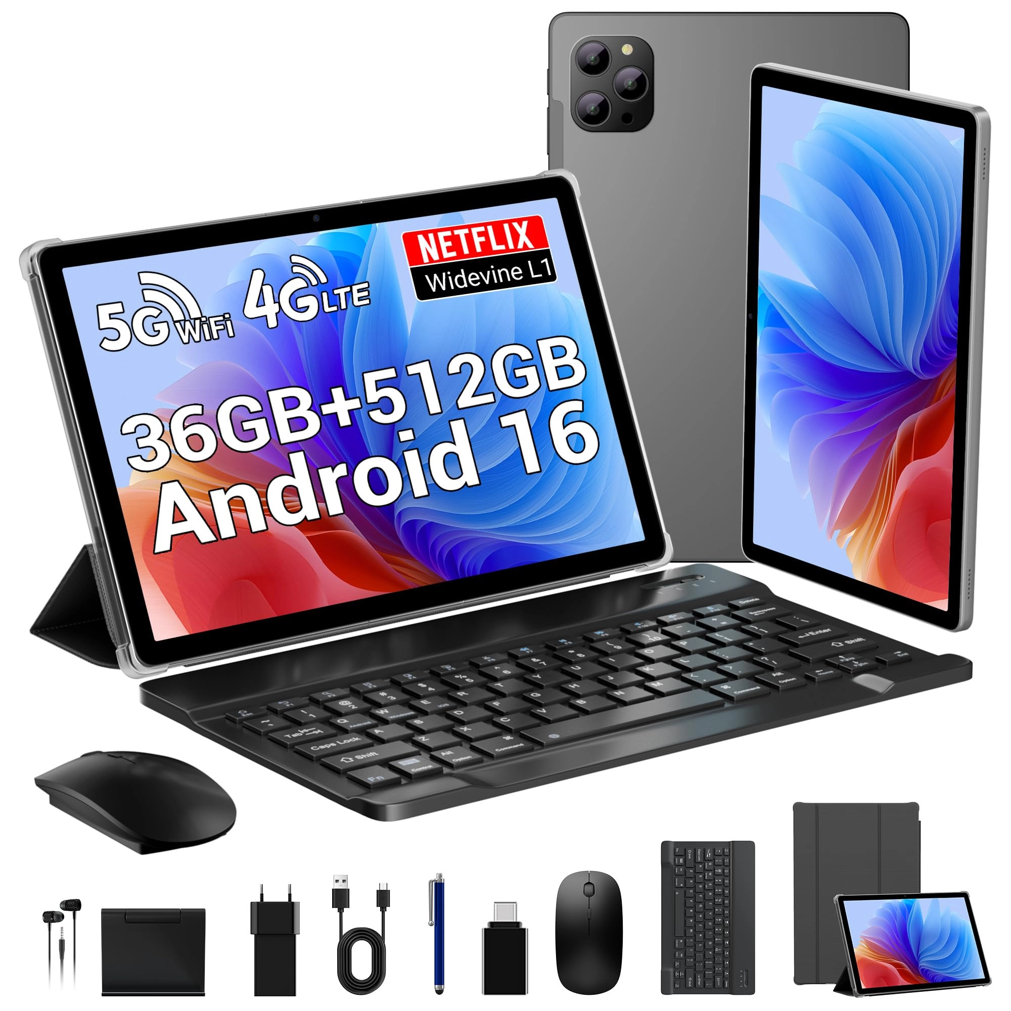 Levirtu M186 Tablet 11" LTE 36GB RAM 512GB