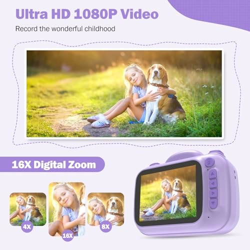 KC9 - 16 x Purple Instant Print Camera