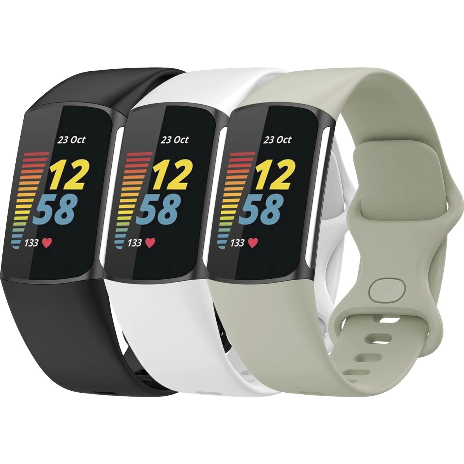 Silicone Watch Band for Fitbit Charge 5