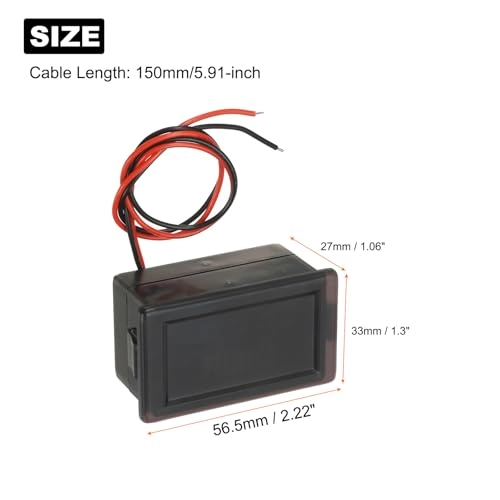 Voltmeter - 72V Red Digital
