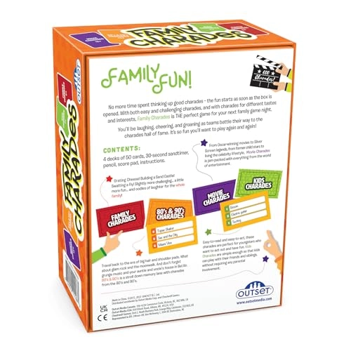 Family Charades - English 3 years and up Bundle