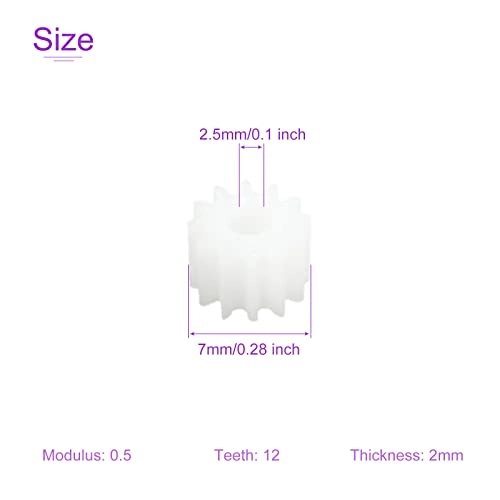 Plastic Gears - 20 Pack