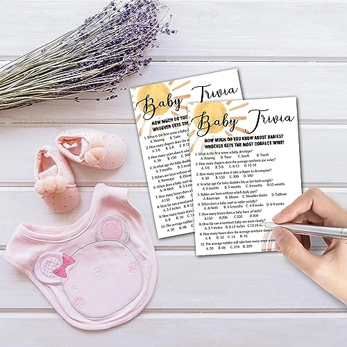 Boho Rainbow Baby Trivia - 25 pieces