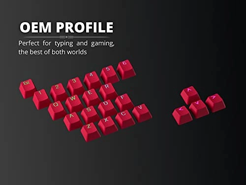 Rubber Keycap Set - OEM Profile Pistachio 23 Keys