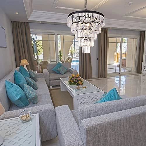 Crystal Chandelier - Dimmable