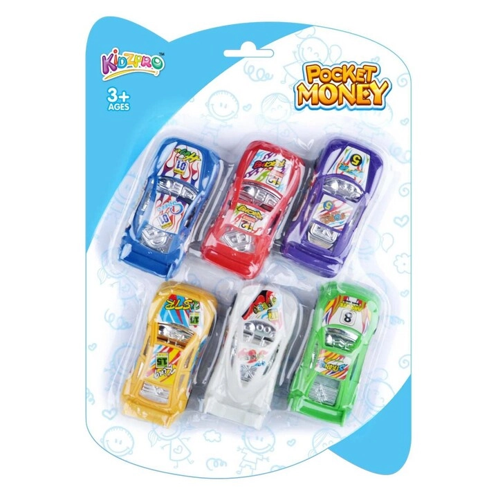 Pull-Back Racing Car - 6pcs