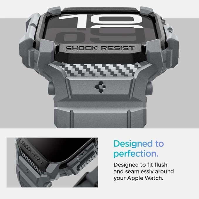 Rugged Armor Pro Case with Band for Apple Watch Series 10 - 46mm