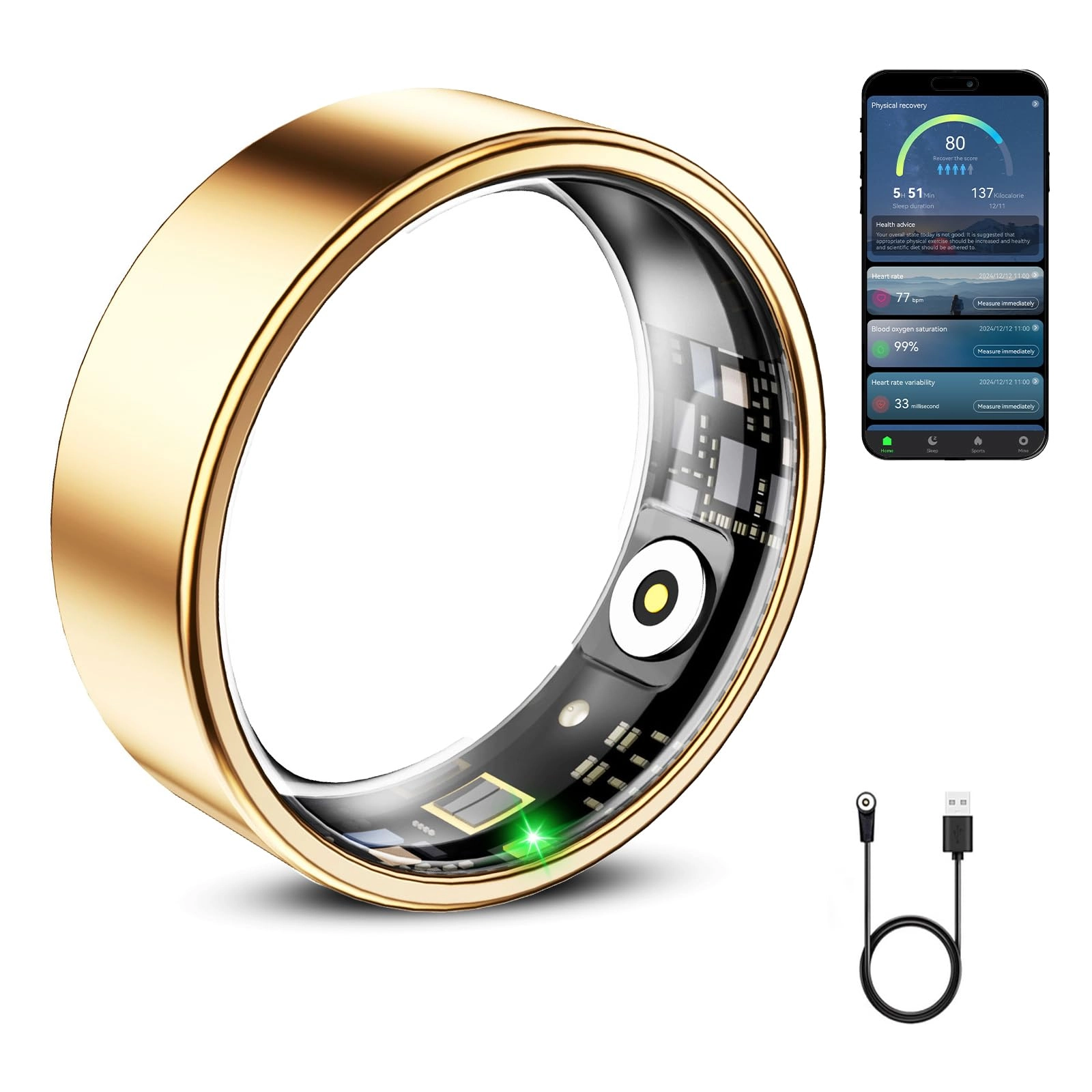 Smart Ring - Blood Oxygen Heart Rate