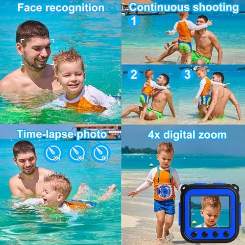 Kids Waterproof Camera 2K
