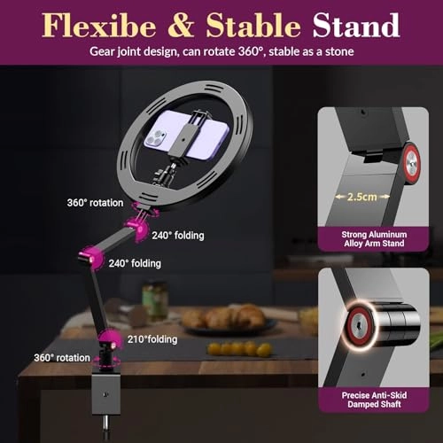 Ring Light - USB Stand Phone Holder