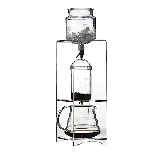 Ice Drip Coffee Maker - Adjustable Rate Dripper Stainless Steel Filter