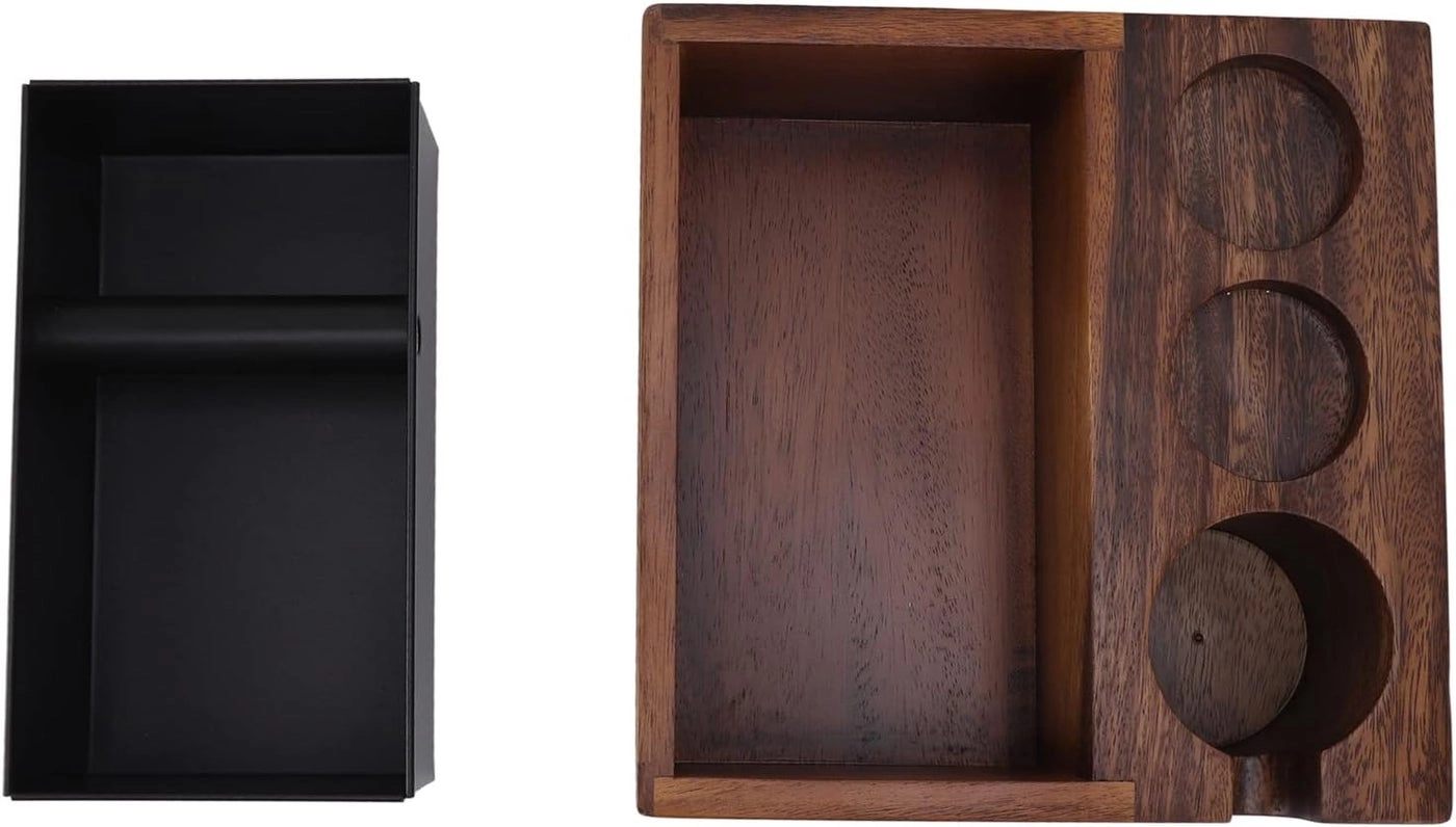 Coffee Tamper Holder - 4 in 1 Espresso Knock Box