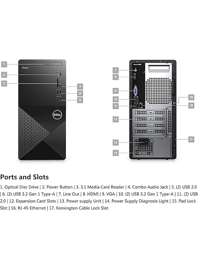 Vostro 3910 - 4GB 1TB i5-12100