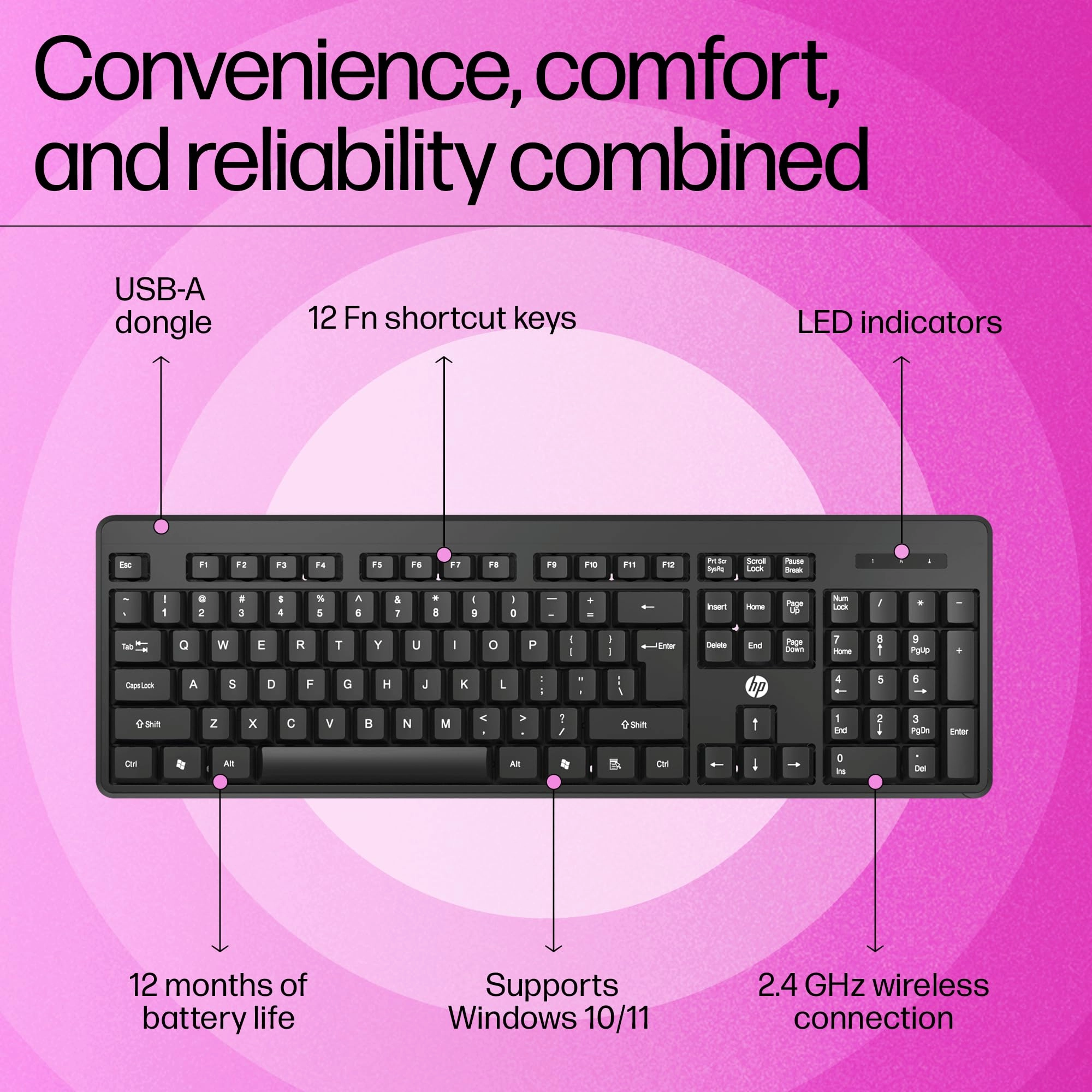 K160 - QWERTY Wireless