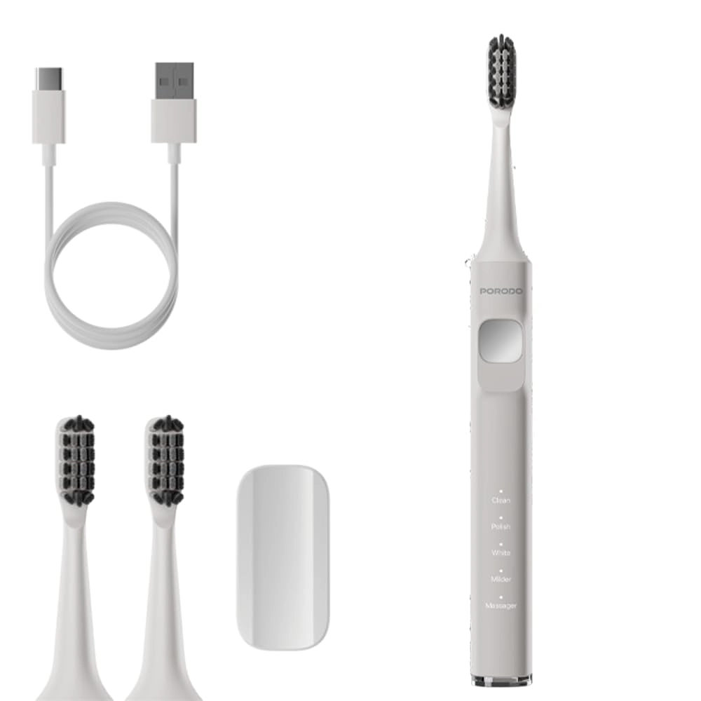 Porodo Smart Sonic Electric Toothbrush - 40 Days IPX7