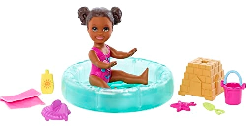 Skipper Babysitters Inc. Dolls & Playset - Color-Change Swimsuit Kiddie Pool Ages 3+