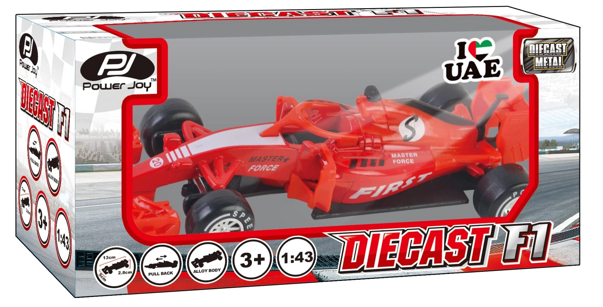 Vroom Vroom Diecast Metal - F1 - 1:43 1pc