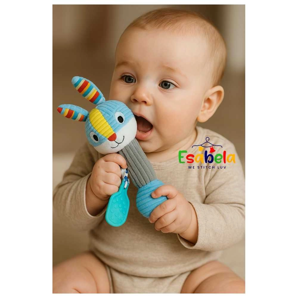 Cat rattle + Vibrate and voice panda + Monkey rattle - 0 month 3 piece(s)