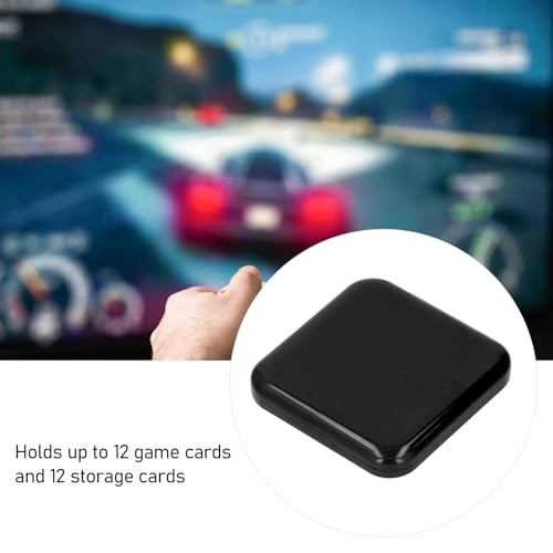 Game Card Case - 12 Card Slots Black
