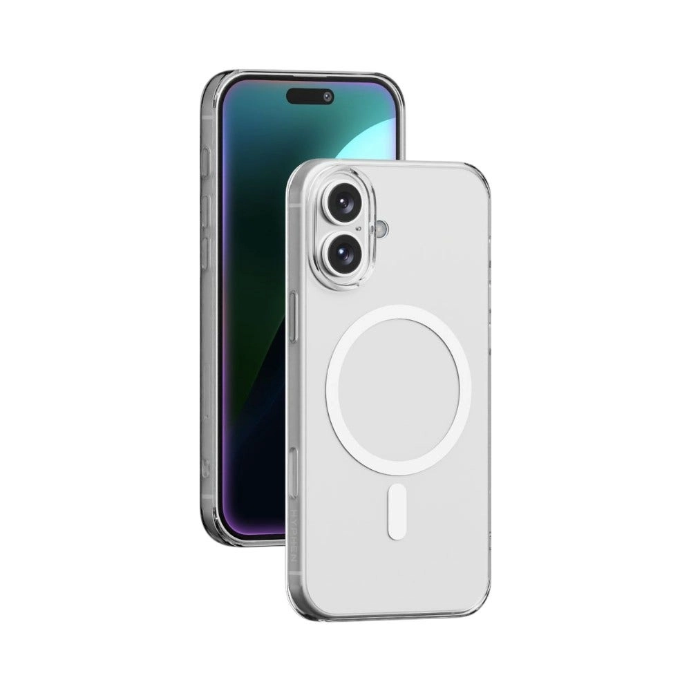 Hyphen LUCD Clear Case with MagSafe for iPhone 16 (6.1)