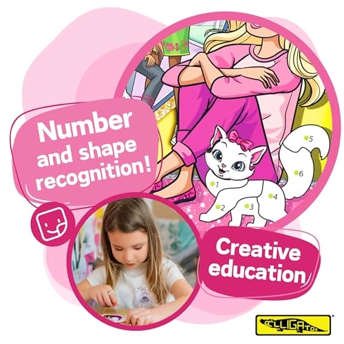 Barbie - Sticker by Number Activity Book