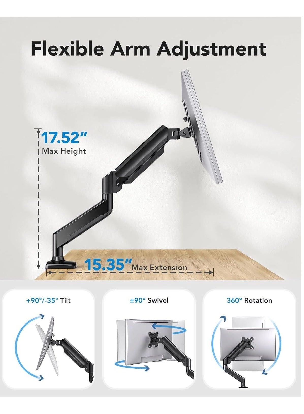M1 - 17-27 inch VESA 75x75 or 100x100mm