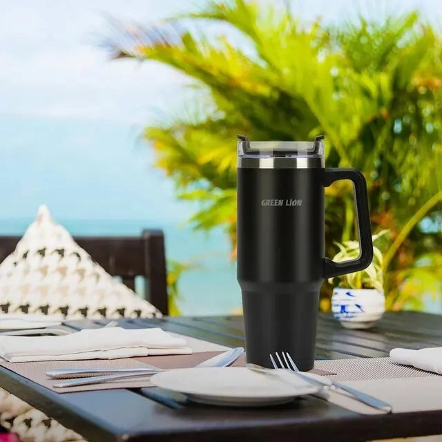 Stainless Steel Vacuum Travel Mug - 900ml