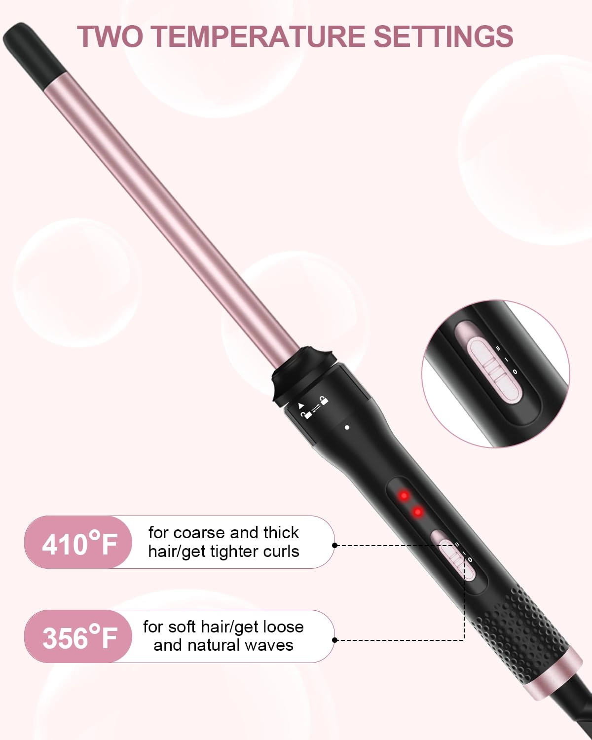 3 in 1 Curling Iron - 0.5"-1.5"