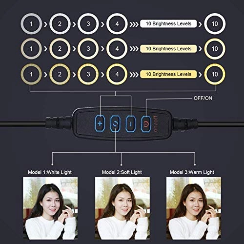 Ring Light LED - 6" Tripod 3 Light Modes