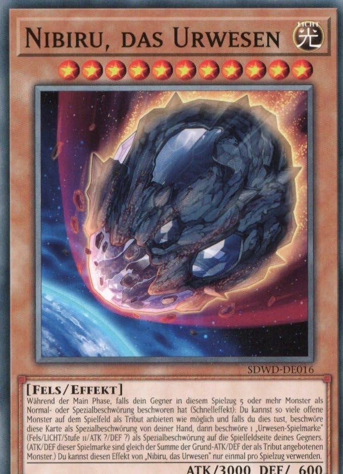 MZTCG Yugioh Nibiru, the Urwesen SDWD-DE016 - German