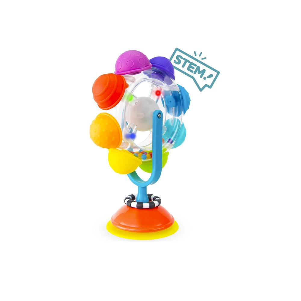 Sassy Light Up Rainbow Reel Tray Toy - 6 months