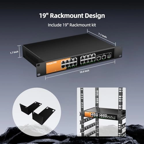 KP-9000-19GP-S-MAC - 16-ports