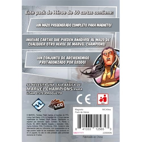 Marvel Champions The Card Game: Magneto Hero Pack