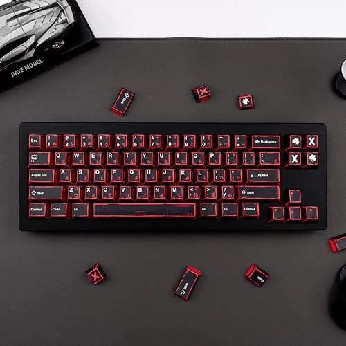 Manga Style PBT Keycaps Set - keyboard