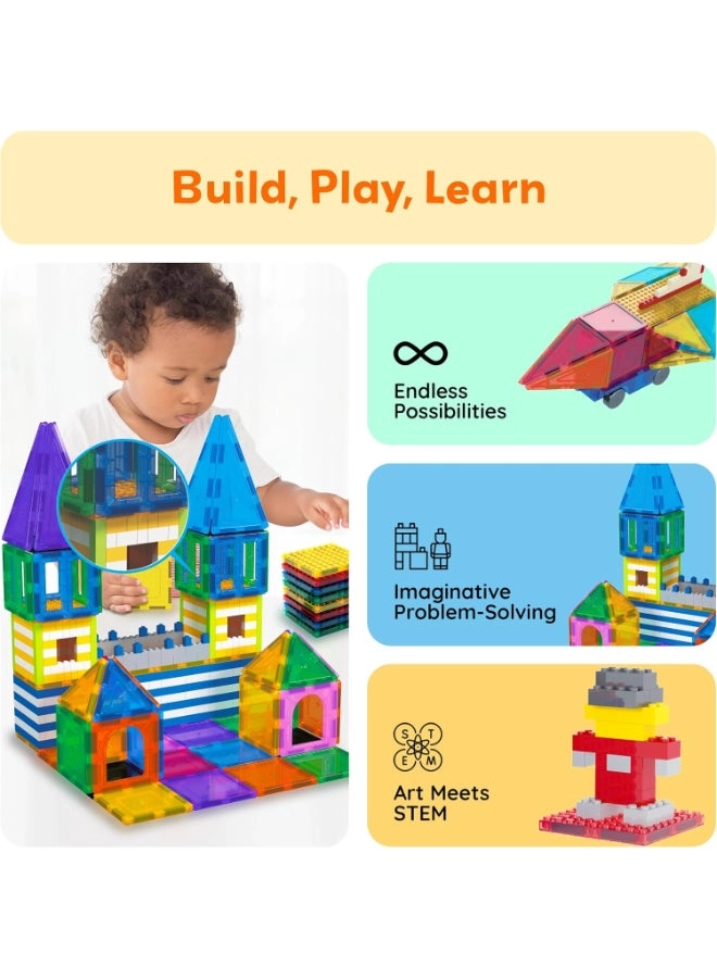 Magnetic Building Block Set - 12pcs