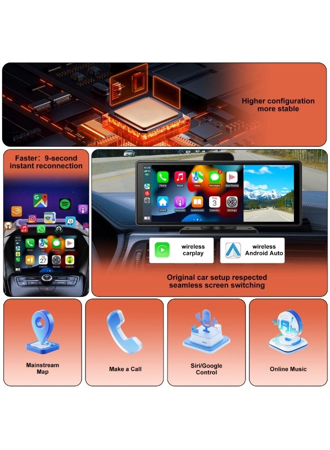 AutoLink AI+ Mini - 2-in-1 Wireless CarPlay Android Auto