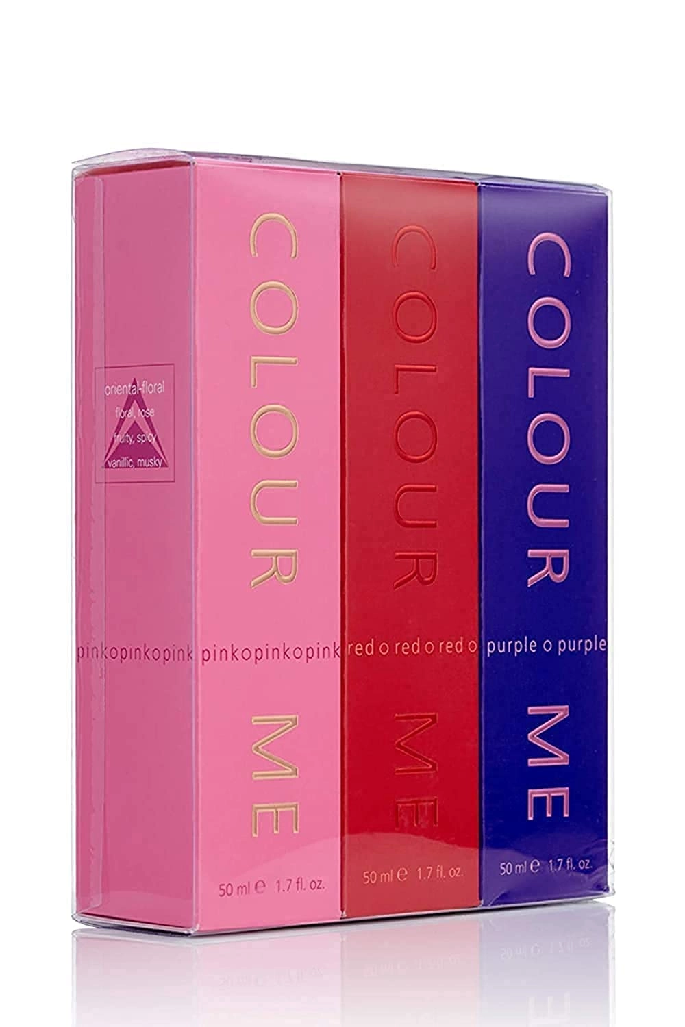 Milton-Lloyd Limited Pink/Purple/Red - 3x50ml Eau de Parfum Triple Pack