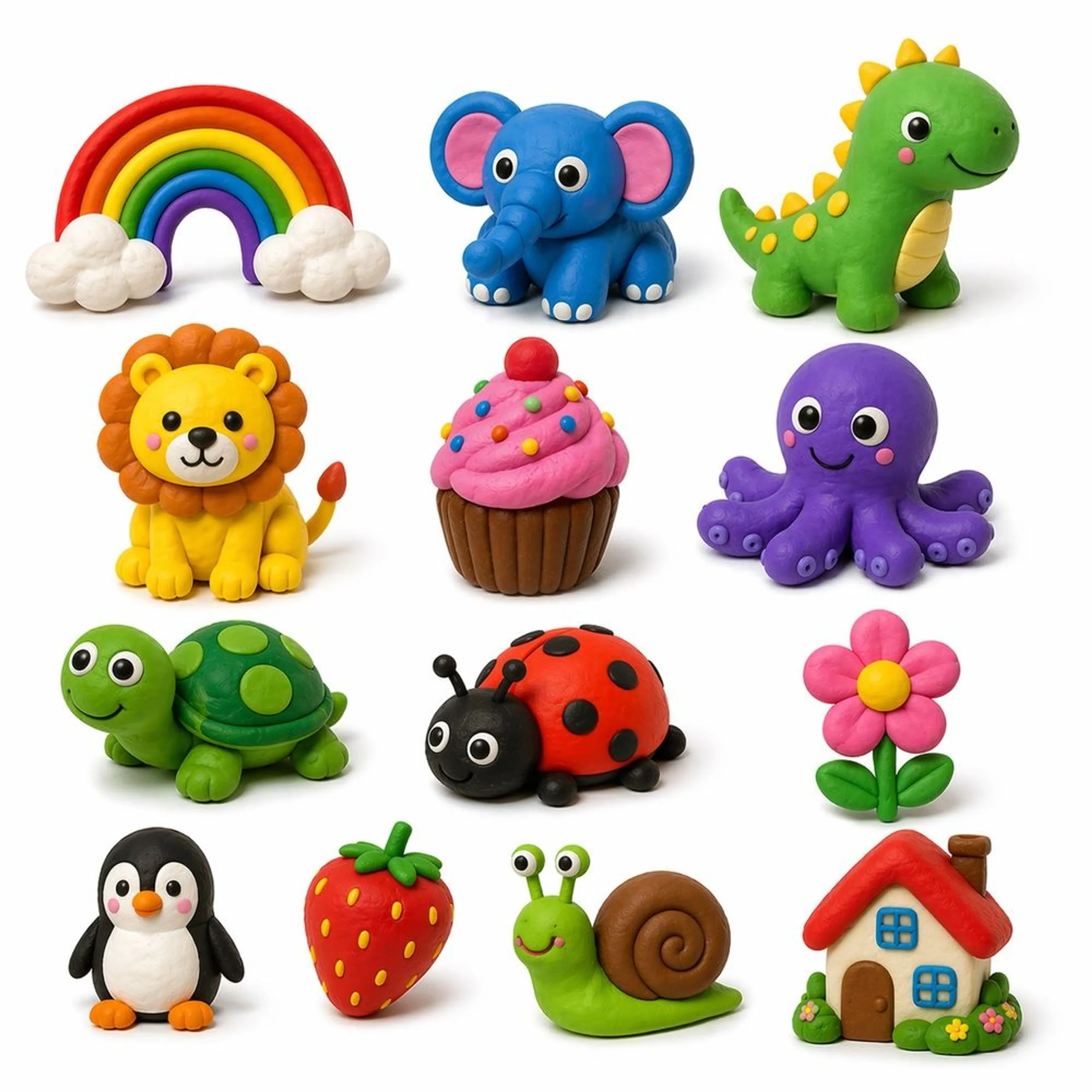 Paper Clay Mache - 500g 12pcs.