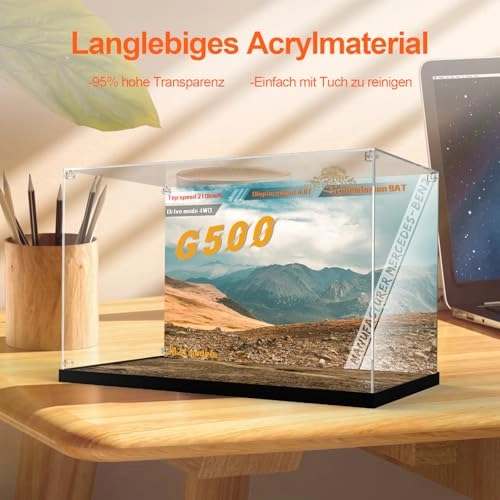 Acrylic Display Case for LEGO Technic 42177 Mercedes-benz G 500 Professional Line - 3mm thickness
