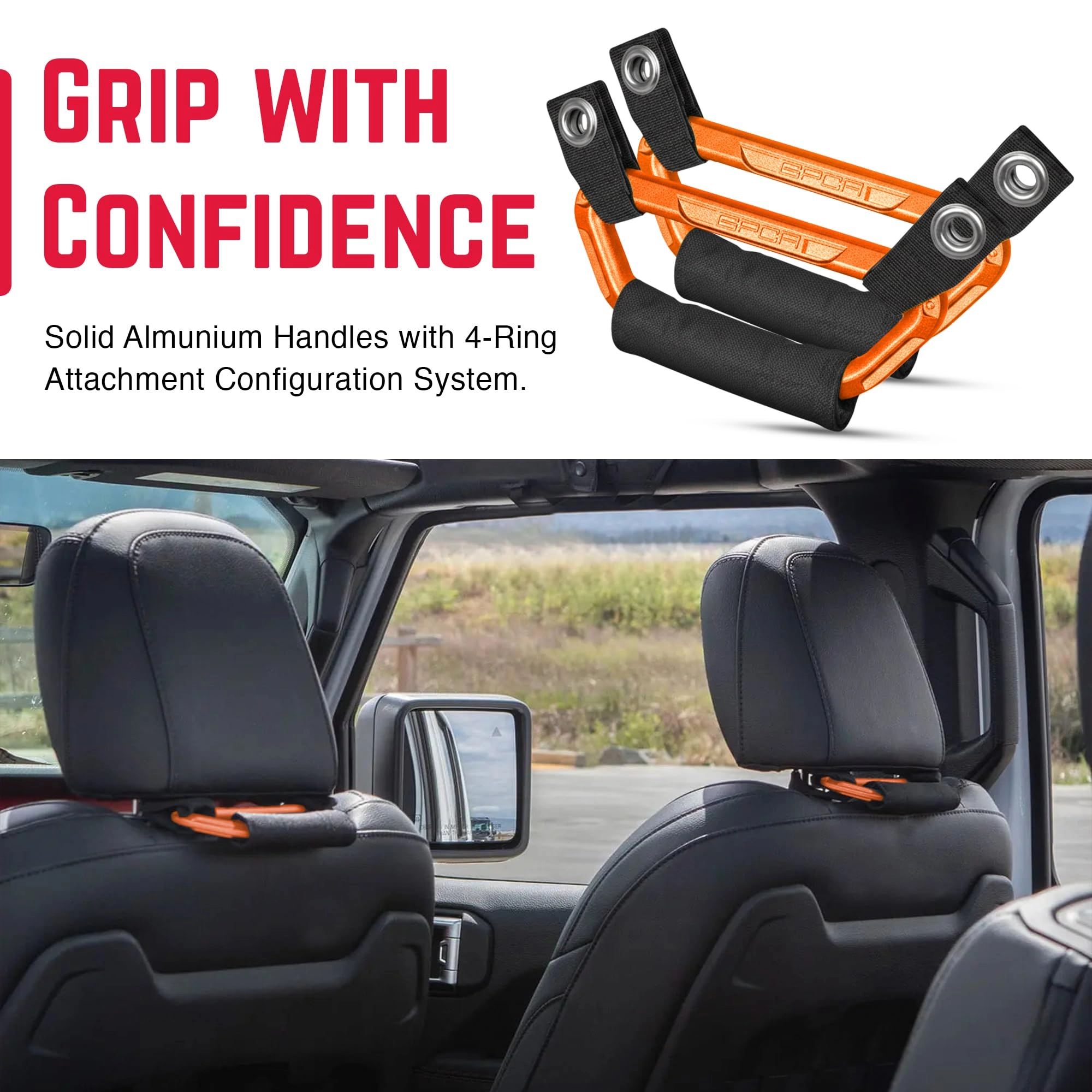 BackGrip Pro - 2-Pack Grabber Orange