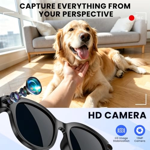 smart Glasses - Black 1 Centimeters Activity Tracker